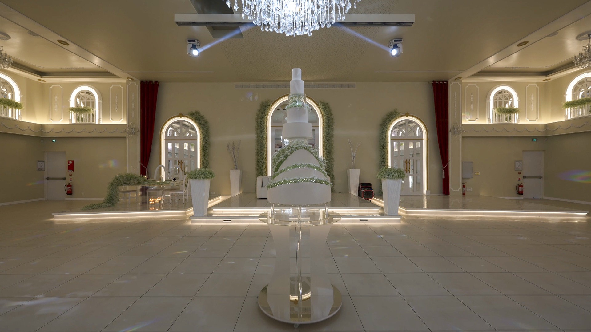 Buffet et pr&eacute;sentations