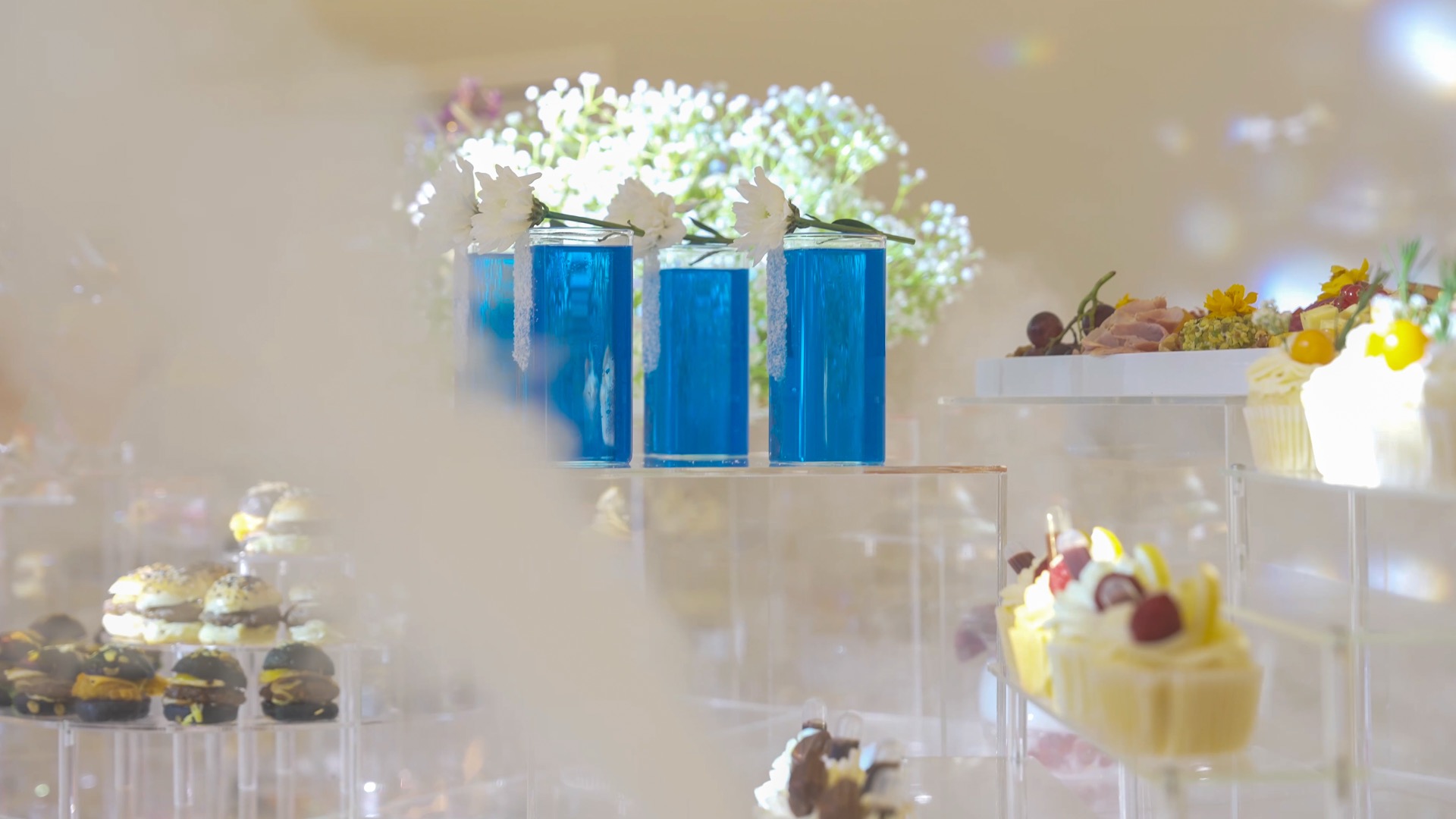 Buffet sucr&eacute; et d&eacute;coration